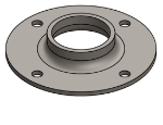 Picture of #XFF1664 - STEEL 1-1/4" PIPE EXTRA HEAVY FLAT FLANGE
