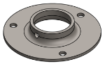 Picture of #XFF1667 - STEEL 1-1/4" PIPE EXTRA HEAVY FLAT FLANGE