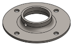 Picture of #XFF1668 - STEEL 1-1/4" PIPE EXTRA HEAVY FLAT FLANGE