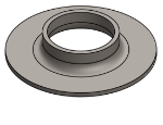 Picture of #XFF1900 - STEEL 1-1/2" PIPE EXTRA HEAVY FLAT FLANGE