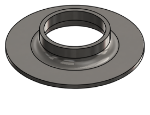Picture of #XFF1900-SS - STAINLESS STEEL 1-1/2" PIPE EXTRA HEAVY FLAT FLANGE