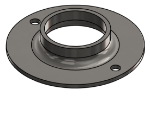 Picture of #XFF1902-SS - STAINLESS STEEL 1-1/2" PIPE EXTRA HEAVY FLAT FLANGE