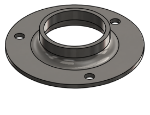 Picture of #XFF1903-SS - STAINLESS STEEL 1-1/2" PIPE EXTRA HEAVY FLAT FLANGE