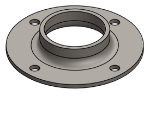 Picture of #XFF1904 - STEEL 1-1/2" PIPE EXTRA HEAVY FLAT FLANGE