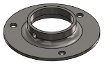 Picture of #XFF1907-SS - STAINLESS STEEL 1-1/2" PIPE EXTRA HEAVY FLAT FLANGE