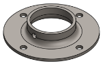 Picture of #XFF1908 - STEEL 1-1/2" PIPE EXTRA HEAVY FLAT FLANGE