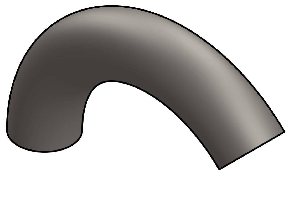 Picture of STEEL 1 1/4" TUBE 135° ELBOW 6 C.L.R.