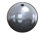 Picture of #S250-AL - ALUMINUM 2.5" DIA. SPHERE
