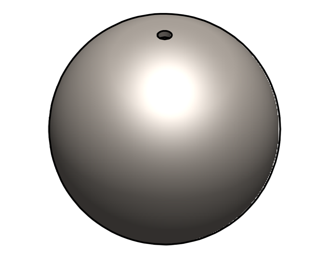 Picture of #S400 - STEEL 4" DIA. SPHERE