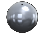 Picture of #S500-AL - ALUMINUM 5" DIA. SPHERE