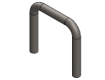 Picture of #UEL16612 - STEEL 1 1/4" PIPE U-END LOOP