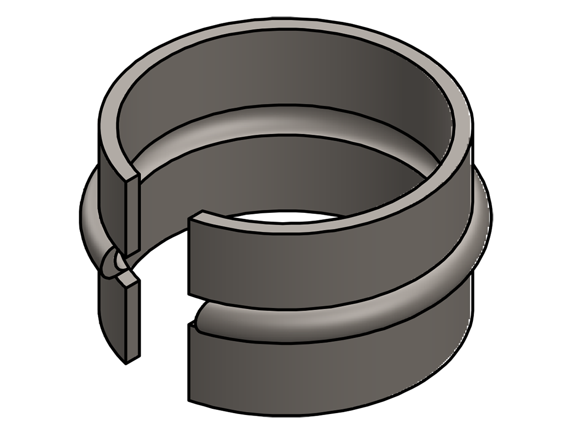 Picture of #WC150 - STEEL WELD CONNECTOR, 1 1/2" TUBE 11 Ga.