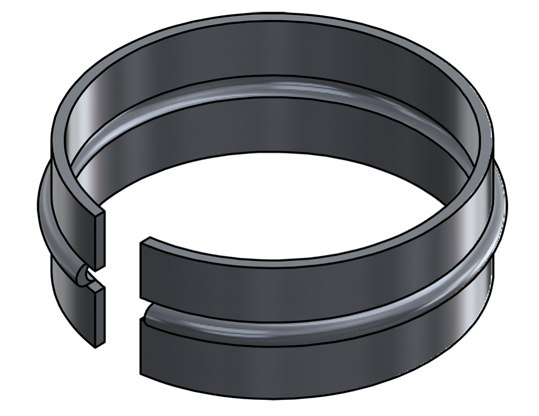 Picture of #WC238-AL - ALUMINUM WELD CONNECTOR, 2" PIPE SCH 40