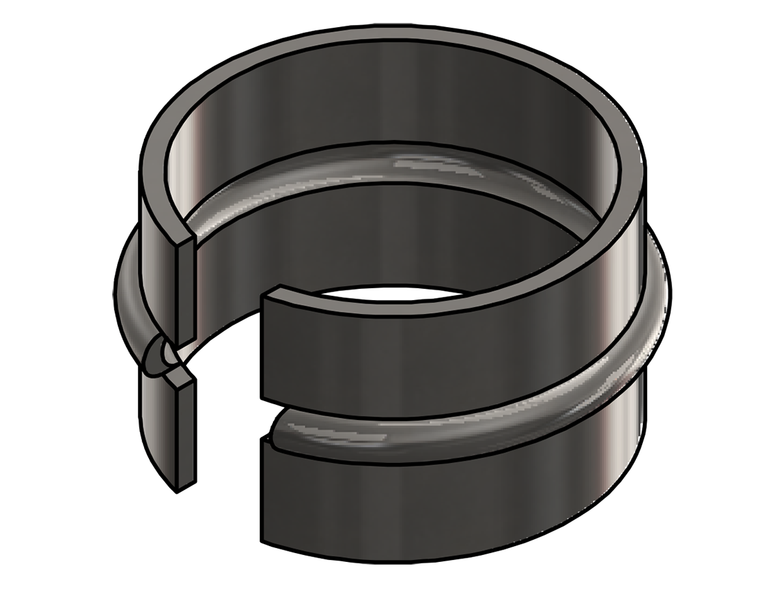 Picture of #WC150-SS - STAINLESS STEEL WELD CONNECTOR, 1 1/2" TUBE 11 Ga.