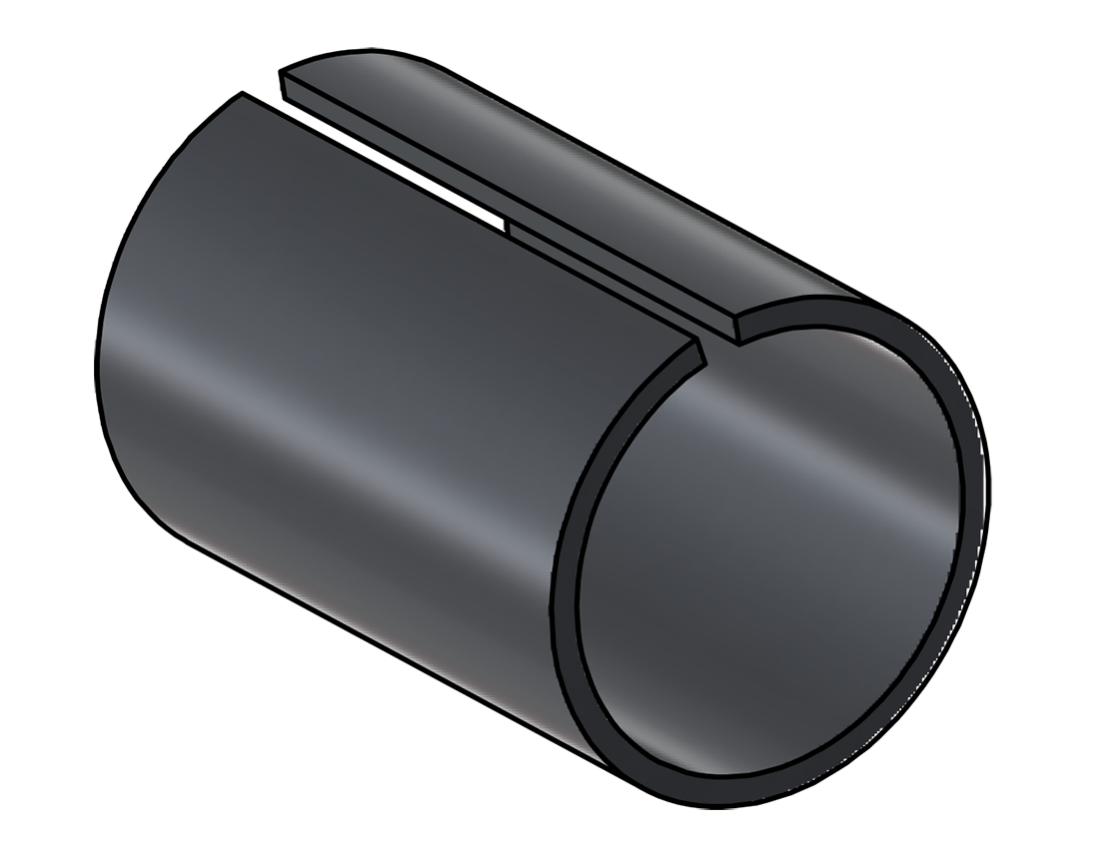 Picture of #DWL238-AL - ALUMINUM DOWEL, 2" PIPE SCH 40