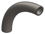 Picture of #365 - STEEL 1" PIPE 90° ELBOW 6" C.L.R.