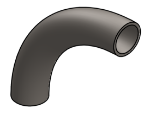 Picture of #465 - STEEL 1 1/4" PIPE 90° ELBOW 6" C.L.R.