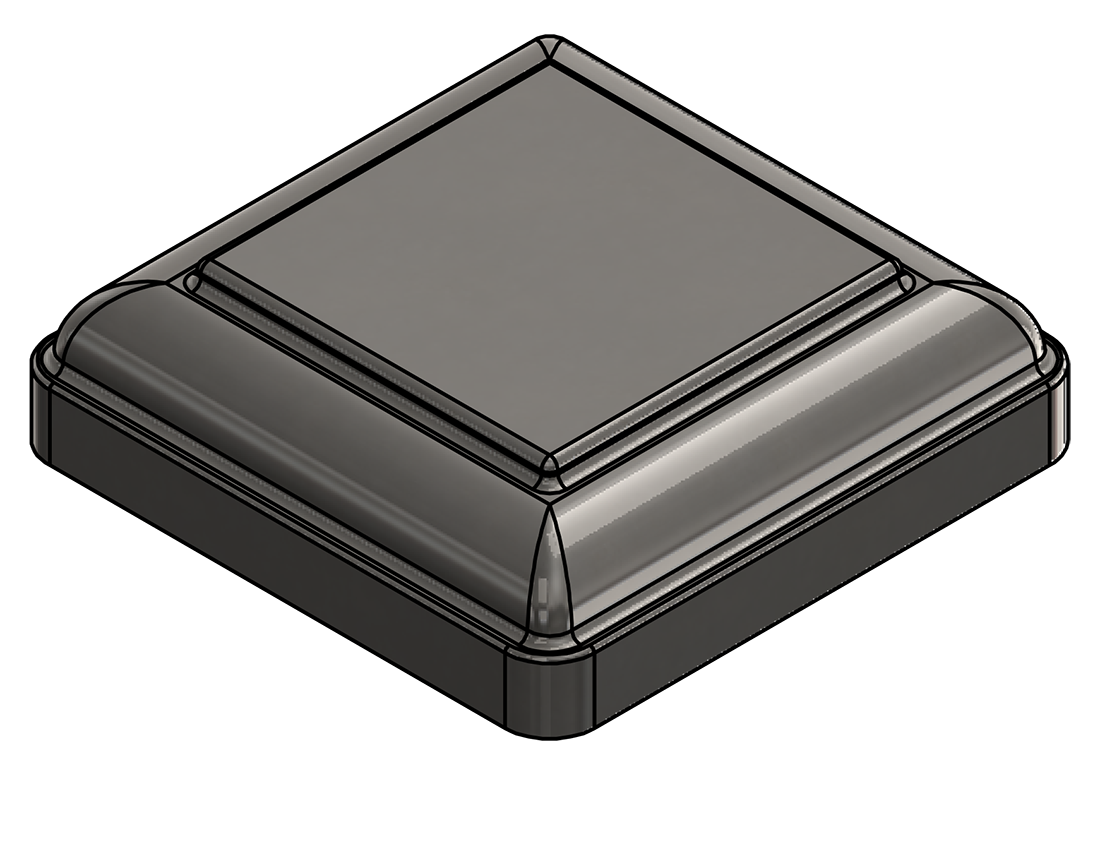 Picture of #NC600-SS - STAINLESS STEEL 6" SQ. TUBE NEWEL CAP