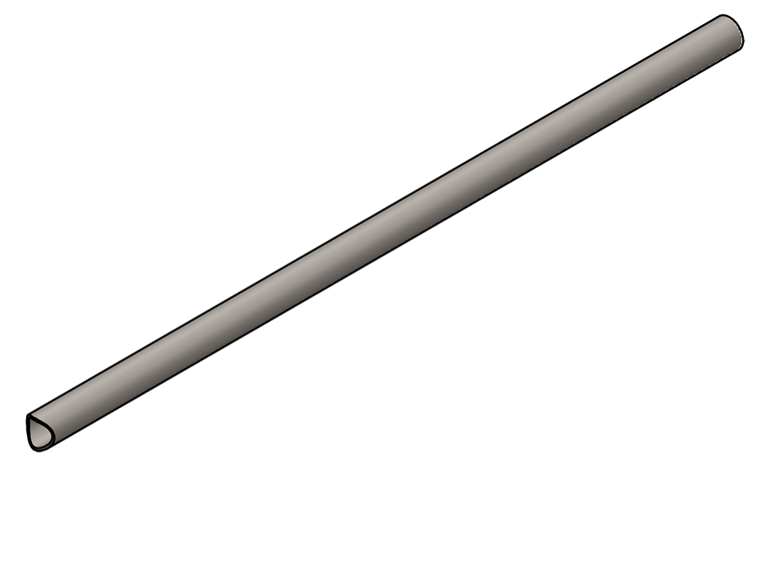 Picture of #CP1904048 - COPED POST STEEL, 1 1/2" SCH 40 (1.90" O.D.)