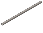 Picture of #CP1904048 - COPED POST STEEL, 1 1/2" SCH 40 (1.90" O.D.)
