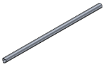 Picture of #CP1904048-AL - COPED POST ALUM 6063, 1 1/2" SCH 40 (1.315" O.D.)