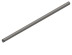 Picture of #CP1501148-SS - COPED POST S/S 304, 1 1/2" O.D. X .120 WALL (11 GAGE)