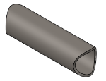 Picture of #CS150116 - COPED STUB STEEL, 1 1/2" O.D. X .120 WALL (11 GAGE)