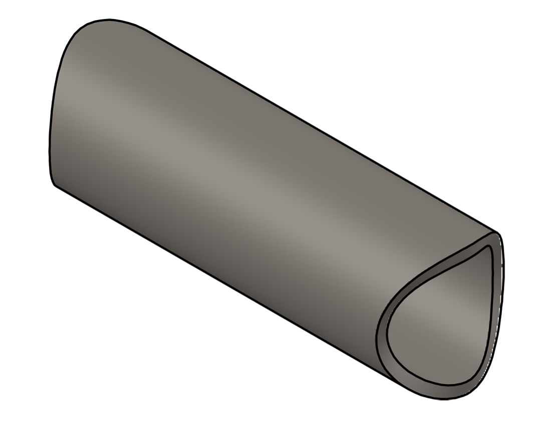 Picture of #CS166406 - COPED STUB STEEL, 1 1/4" SCH 40 (1.66" O.D.)