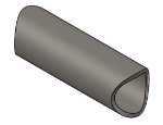 Picture of #CS166406 - COPED STUB STEEL, 1 1/4" SCH 40 (1.66" O.D.)