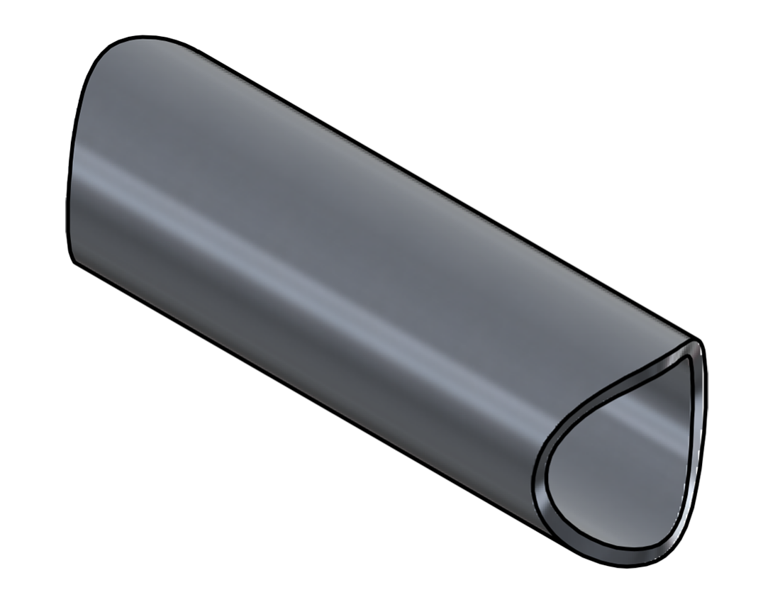 Picture of #CS190406-AL - COPED STUB ALUM 6063, 1 1/2" SCH 40 (1.90" O.D.)