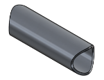 Picture of #CS190406-AL - COPED STUB ALUM 6063, 1 1/2" SCH 40 (1.90" O.D.)