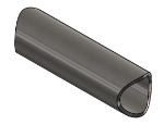 Picture of #CS150116-SS - COPED STUB S/S 304, 1 1/2" O.D. X .120 WALL (11 GAGE)