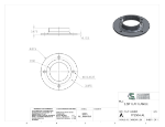 Picture of #FF2504-AL - ALUMINUM 2 1/2" TUBE FLAT FLANGE