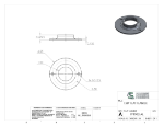 Picture of #FF1902-AL - ALUMINUM 1 1/2" PIPE FLAT FLANGE