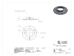 Picture of #FF2007-AL - ALUMINUM 2" TUBE FLAT FLANGE
