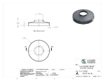 Picture of #RSCF166-AL - ALUMINUM 1-1/4" PIPE RAISED SNAP COVER FLANGE