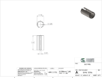 Picture of #DWL15016 - STEEL DOWEL, 1 1/2" TUBE 16 Ga.